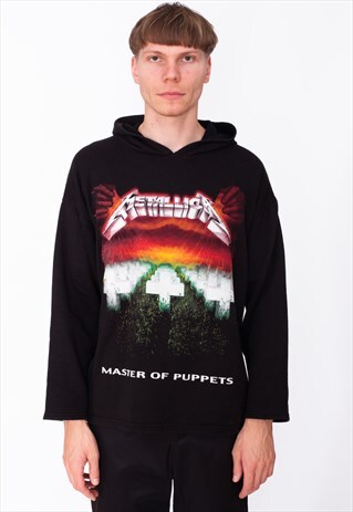 VINTAGE 90S METALLICA BAND HOODIE ID:3723