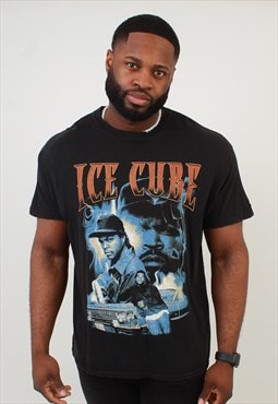 Vintage Black Ice Cube Graphic T Shirt