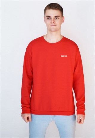 RED DONUT (WHITE) SWEATSHIRT