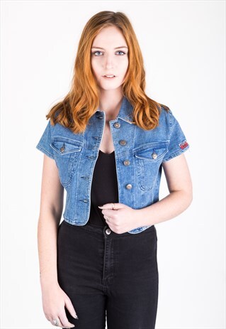 VINTAGE 90S MORGAN DENIM TOP