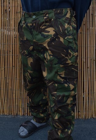 VINTAGE ARMY CAMO TROUSERS