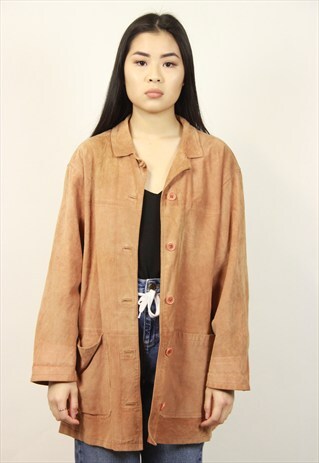 VINTAGE BROWN SUEDE JACKET