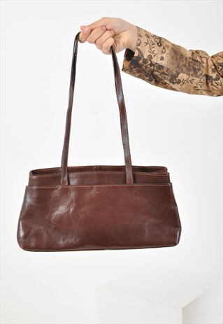VINTAGE 90S REAL LEATHER BAG