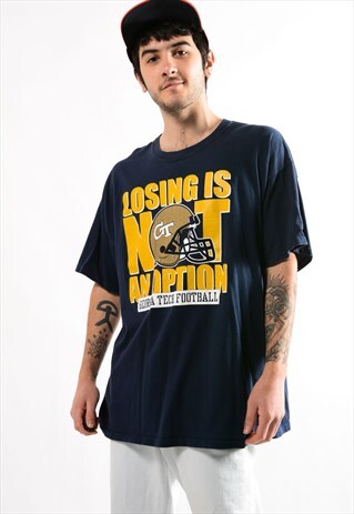VINTAGE AMERICAN FOOTBALL PRINTED TEE