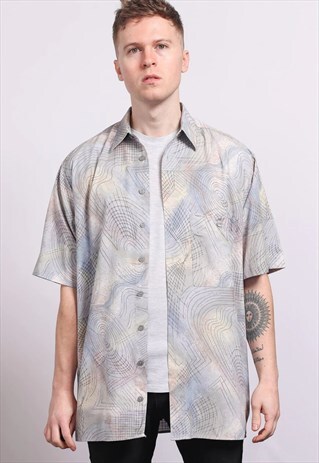 VINTAGE ABSTRACT SHIRT 90S