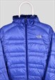 VINTAGE BLUE THE NORTH FACE PUFFER JACKET WOMEN'S SMALL