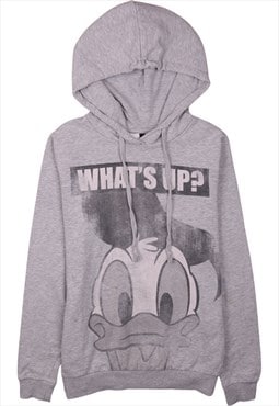 Vintage 90's Disney Hoodie What's Up? Donald Duck Grey