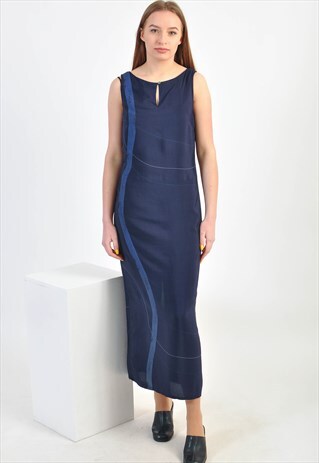 VINTAGE 90'S BLUE MAXI DRESS