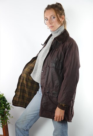 barbour brown wax jacket