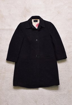 Women's Dolce & Gabbana Black Grey Wool Jacket