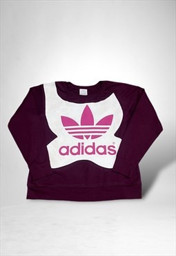 Reworked Adidas Embroidered Sweatshirt