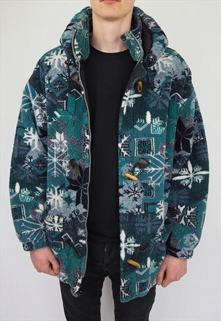 90'S FLUFFY WARM COAT/ FLEECE