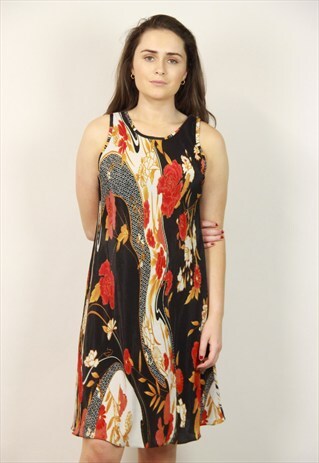 VINTAGE PATTERNED DRESS