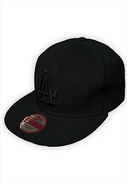 New Era MLB LA Dodgers Black Snapback Cap