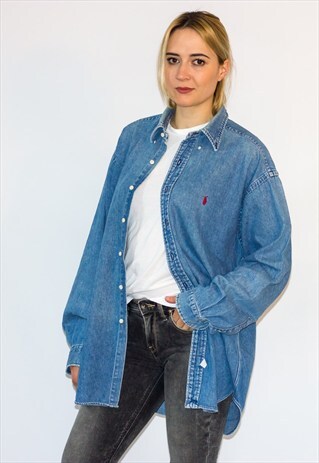VINTAGE RALPH LAUREN CHAPS DENIM SHIRT / JACKET