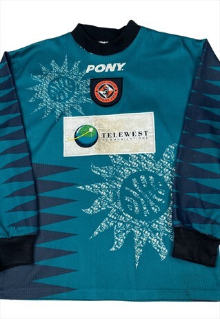 Vintage match worn 1987-1988 ally maxwell's football jersey