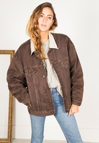 VINTAGE 80S LEVIS WINTER BLANKET JACKET / R1100R008