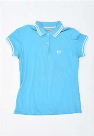 VINTAGE 90'S SERGIO TACCHINI POLO SHIRT BLUE