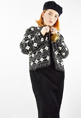 BEAUTIFUL PAPELL BOUTIQUE SEQUIN EMBELLISHED FESTIVAL JACKET