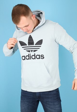VINTAGE ADIDAS HOODIE IN GREY NH60