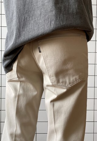 Vintage LEVIS Pants STA-PREST Work Carpenter Trousers 80s