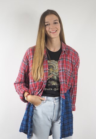 VINTAGE NATURE TWO CHECKED SHIRT