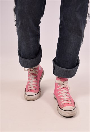 VINTAGE CONVERSE CHUNK TAYLOR HIGH TOP TRAINERS PINK