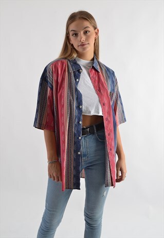 VINTAGE PATTERN SHIRT GSS1453
