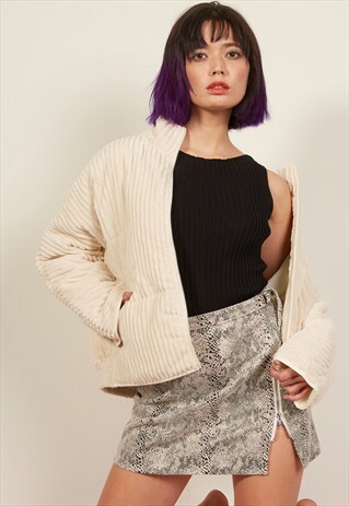 DULCE BOMBER JACKET - CREAM