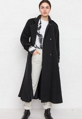 VINTAGE DARK GREY COAT
