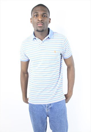 VINTAGE POLO RALPH LAUREN STRIPED POLO SHIRT