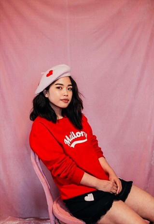RED MALLORY SWEAT
