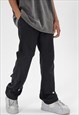 BLACK CARGO DENIM JEANS PANTS TROUSERS 