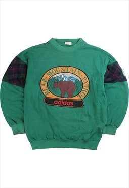 Vintage 90's Adidas Sweatshirt Bear Moutain Patrol 80's