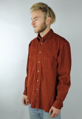 CORDUROY SHIRT BROWN CORD