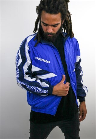 VINTAGE UMBRO TAPE LOGO TRACK JACKET