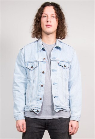 VINTAGE 90'S PALE BLUE DENIM LEVI'S JACKET