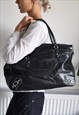 Vintage 00s Shoulder Bag Black