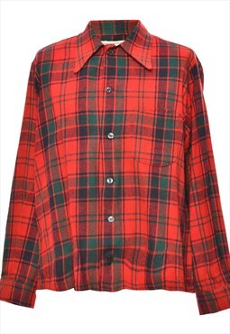 Vintage Beyond Retro Red Levi's Checked Shirt - L