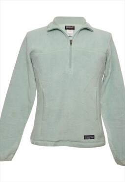 Light Blue Patagonia Fleece Sweatshirt - XS