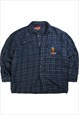 Vintage  The Simpsons Shirt Bart Simpsons Check Button Up