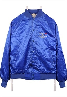 Vintage 90's Auburn Bomber Jacket Coach Button Up
