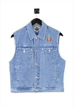 Vintage Hard Rock Cafe Denim Vest Gilet