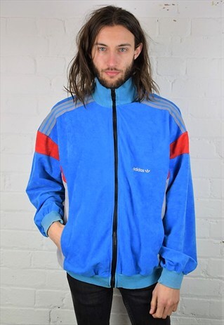 VINTAGE 70'S ADIDAS VELOUR TRACK JACKET