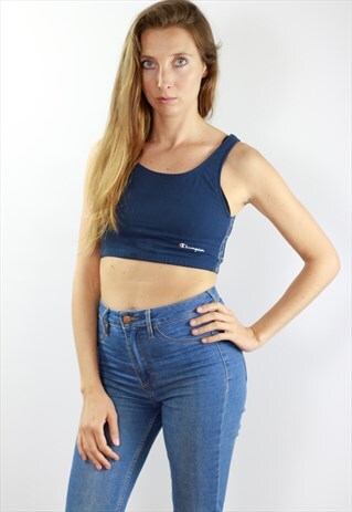 CHAMPION TOP GYM TOP CHAMPION SHIRT BLUE