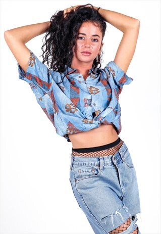 VINTAGE PATTERNED SHIRT S1055