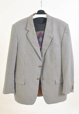 Vintage 90S checkered blazer jacket