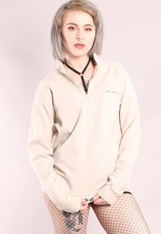 VINTAGE COLUMBIA 1/4 ZIP SWEATSHIRT
