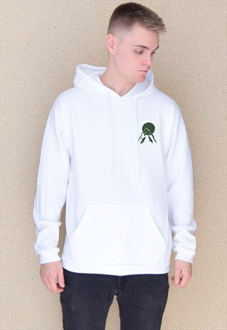 WHITE SUNSET (GREEN) HOODIE