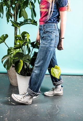 VINTAGE LEVI'S 512 BLUE MOM JEANS